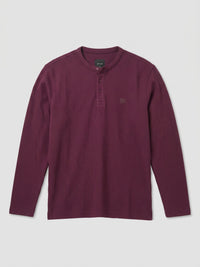 Men T-Shirt Textured Maroon Regular Fit