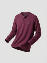 Men T-Shirt Textured Maroon Regular Fit