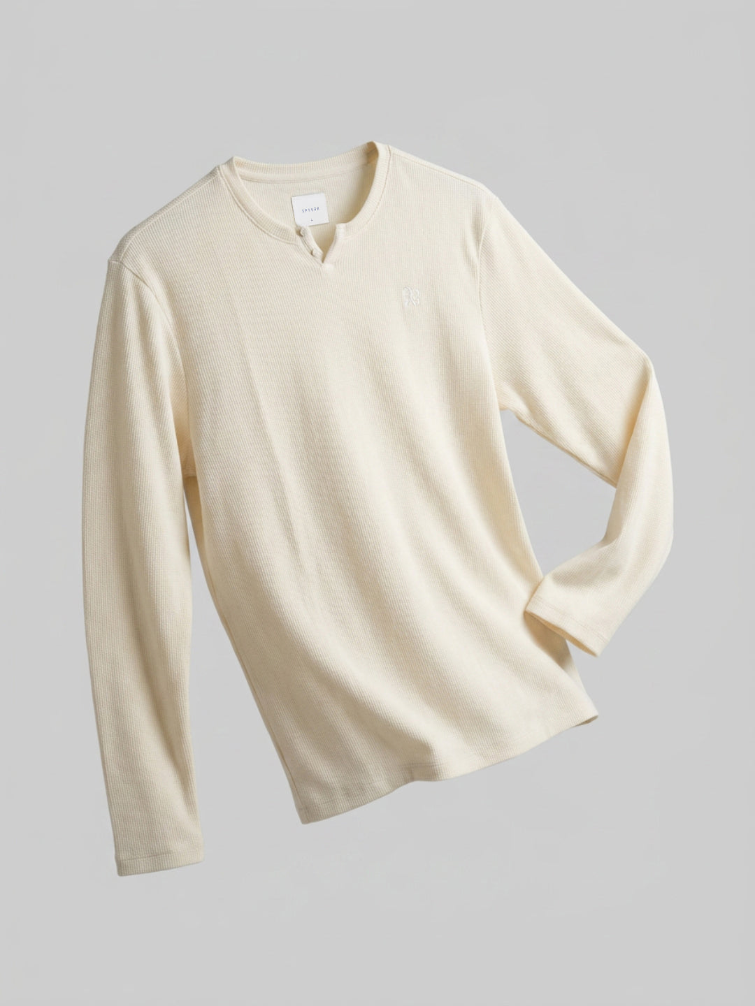 Men T-Shirt Textured White Regular Fit