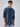Men Shirt Check Navy Blue Regular Fit