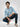 Men Shirt Check Blue Regular Fit