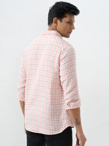 Men Shirt Pink Slim Fit