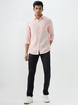 Men Shirt Pink Slim Fit