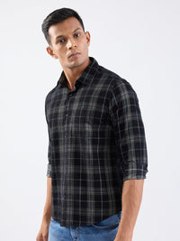 Men Shirt Black Slim Fit