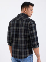 Men Shirt Black Slim Fit