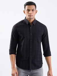 Men Shirt Black Slim Fit