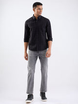 Men Shirt Black Slim Fit
