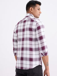 Men Shirt Red Slim Fit