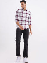 Men Shirt Red Slim Fit