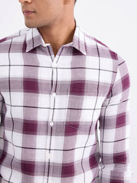 Men Shirt Red Slim Fit