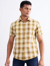 Men Shirt Grey Slim Fit