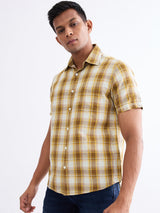 Men Shirt Grey Slim Fit