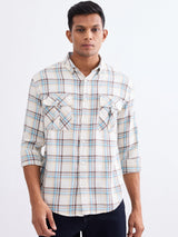 Men Shirt White Comfort Fit
