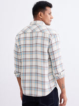 Men Shirt White Comfort Fit