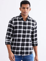 Men Shirt Black Slim Fit