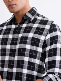Men Shirt Black Slim Fit