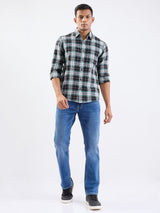 Men Shirt Black Slim Fit