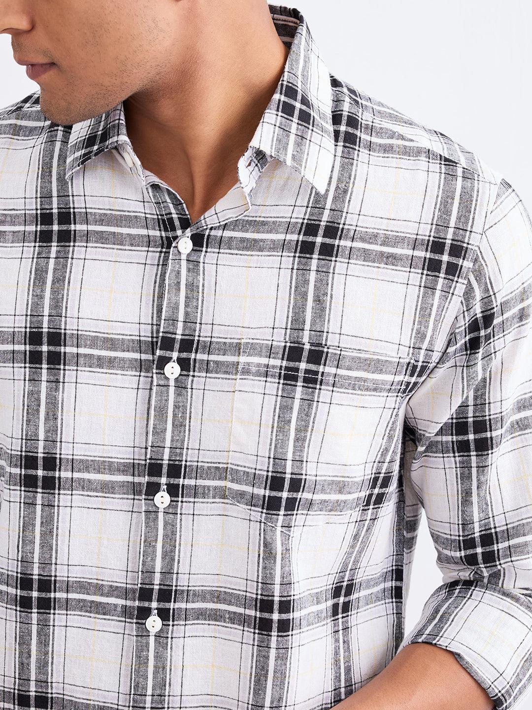 Men Shirt White Slim Fit