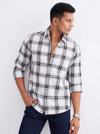 Men Shirt White Slim Fit