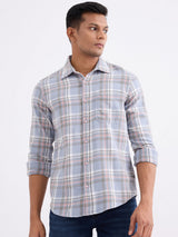 Men Shirt Blue Slim Fit
