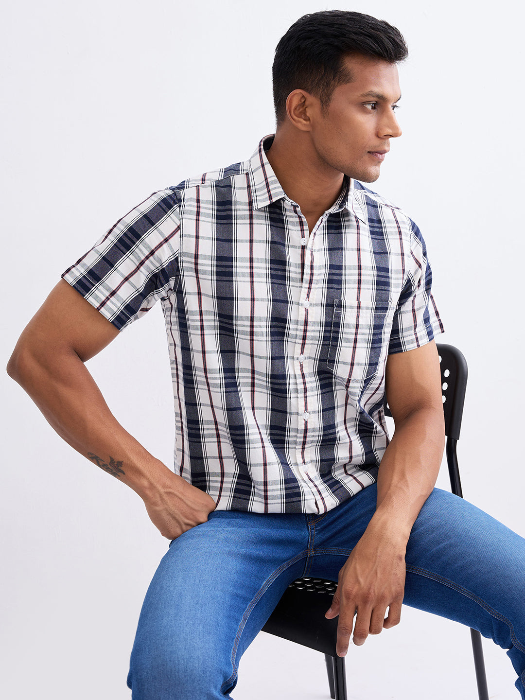 Men Shirt White Slim Fit