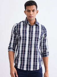 Men Shirt Blue Slim Fit