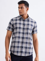 Men Shirt Grey Slim Fit