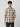 Men Shirt Check Brown Regular Fit