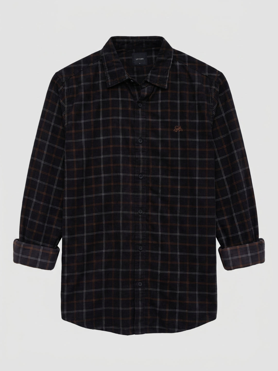 Men Shirt Check Red Regular Fit