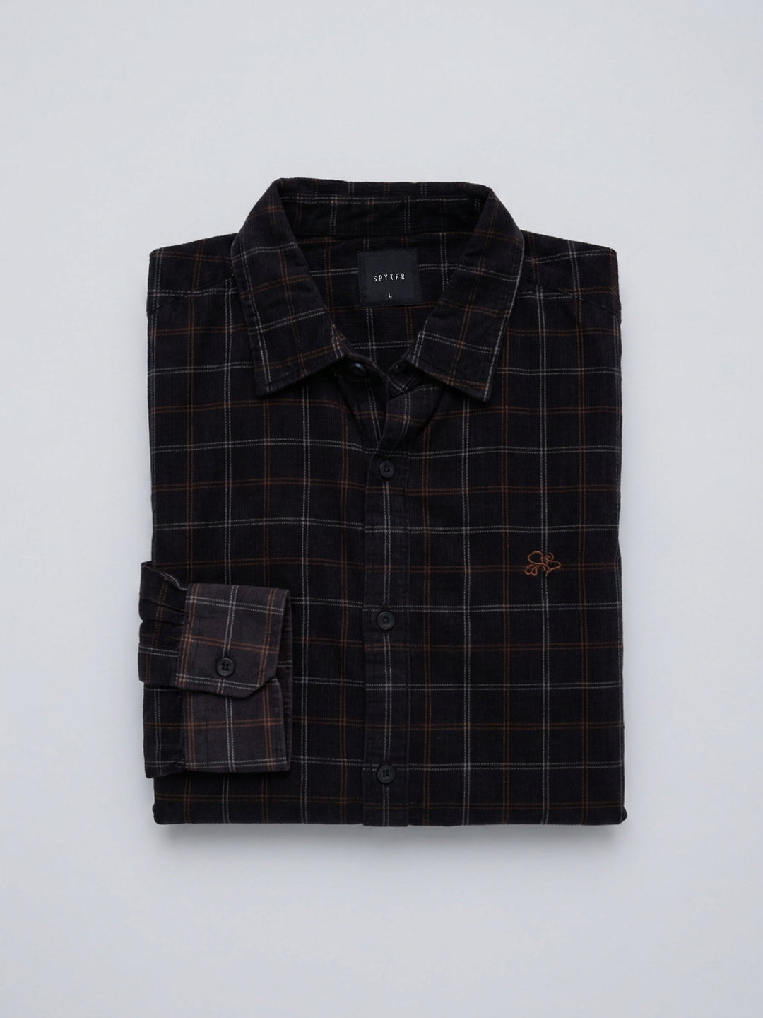 Men Shirt Check Red Regular Fit