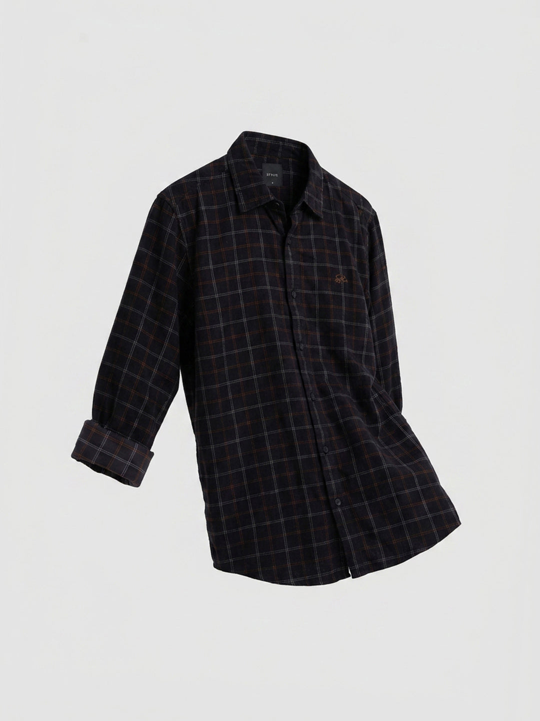 Men Shirt Check Red Regular Fit