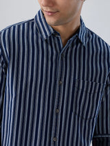 Men Shirt Denim Blue Regular Fit