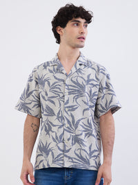 Men Shirt Blue Relaxed Fit