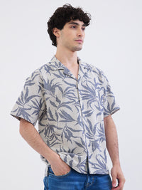 Men Shirt Blue Relaxed Fit