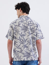 Men Shirt Blue Relaxed Fit