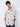 Men Shirt Print Off-White Slim Fit