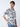 Men Shirt Print White Slim Fit