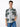 Men Shirt Print White Slim Fit