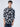 Men Shirt Print Black Regular Fit