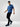 Men Shirt Print Blue Relaxed Fit
