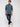 Men Shirt Print Blue Regular Fit