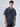Men Shirt Print Navy Blue Relaxed Fit