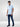 Men Shirt Print Blue Regular Fit