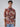 Men Shirt Print Red Regular Fit