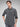 Men Shirt Blue Raised Collar
