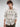 Men Shirt Print White Slim Fit
