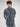 Men Shirt Print Black Slim Fit