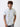 Men Shirt Print White Slim Fit
