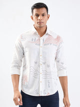 Men Shirt White Slim Fit