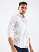 Men Shirt White Slim Fit